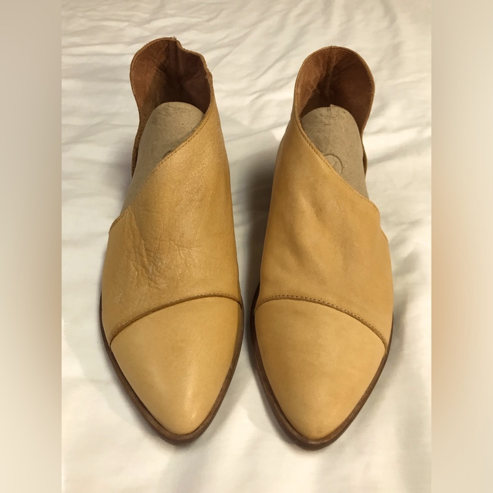 Free People Royale Leather D’Orsay Pointed Toe Flats